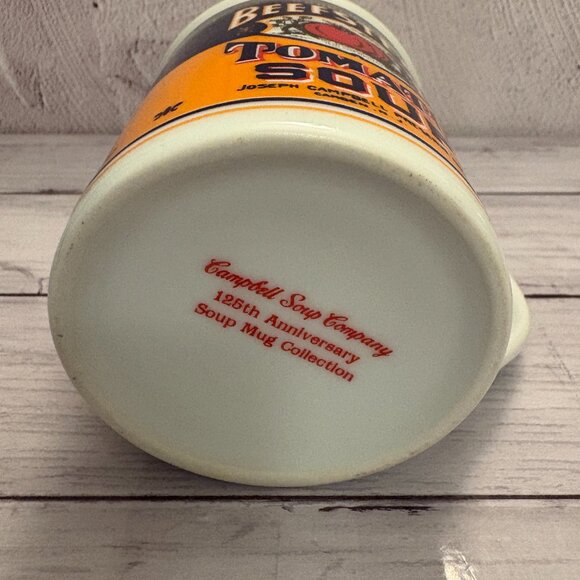 Campbell Soup 125th Anniversary Beefsteak Tomato Soup Mug (SKU: 218MI) - Picture 6 of 8